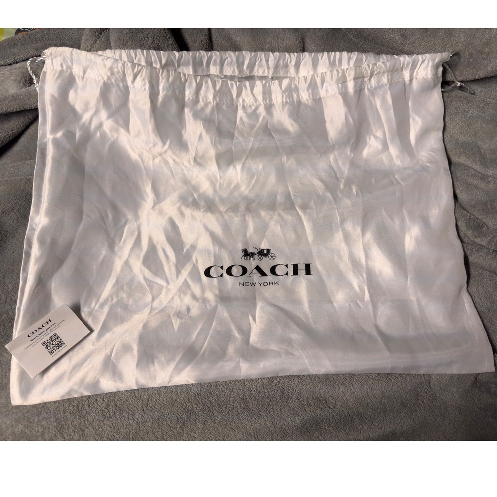 Coach Chaise Crossbody Bag Signature Coated Canvas Leather Tan Brown C8487 - Picture 15 of 15